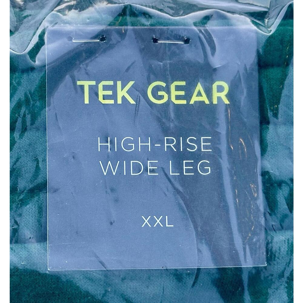 Tek Gear Rugged Green High Rise Wide Leg Sweatpants Women’s Size XXL NWT